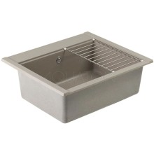 Кухонная мойка Акватон Делия серый шелк 1A715232LD250