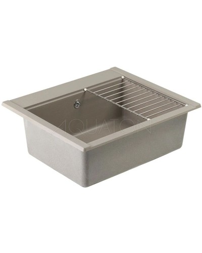 Кухонная мойка Акватон Делия серый шелк 1A715232LD250