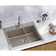 Кухонная мойка Акватон Делия серый шелк 1A715232LD250