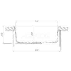 Кухонная мойка Акватон Делия терракот 1A715232LD270