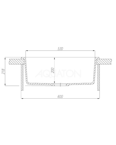 Кухонная мойка Акватон Делия терракот 1A715232LD270
