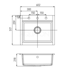 Кухонная мойка Акватон Делия терракот 1A715232LD270