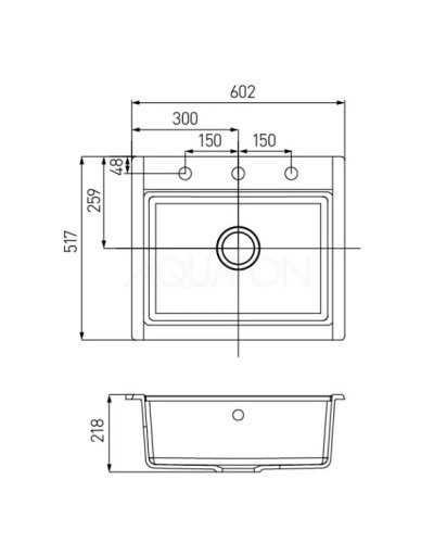Кухонная мойка Акватон Делия шампань 1A715232LD290