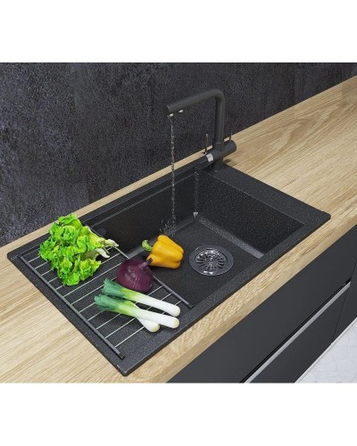 Кухонная мойка Акватон Делия графит 1A715132DE210