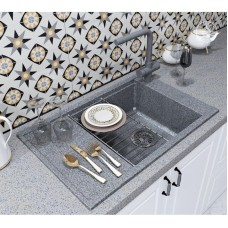 Кухонная мойка Акватон Делия серый 1A715132DE230