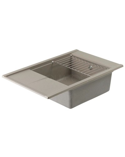 Кухонная мойка Акватон Делия серый шелк 1A715132DE250