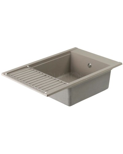 Кухонная мойка Акватон Делия серый шелк 1A715132DE250