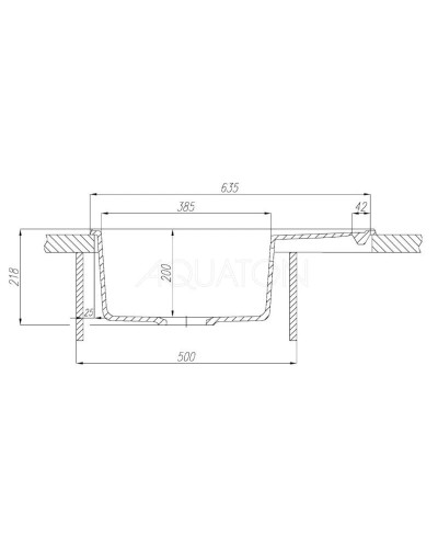 Кухонная мойка Акватон Делия шампань 1A715132DE290
