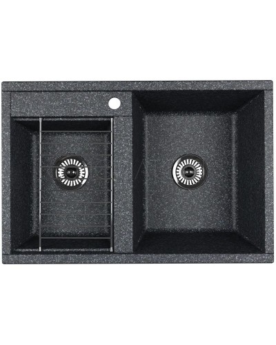 Кухонная мойка Акватон Делия графит 1A723132DE210