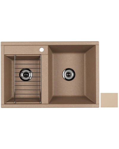 Кухонная мойка Акватон Делия латте 1A723132DE260