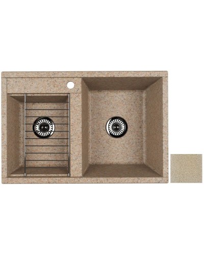 Кухонная мойка Акватон Делия песочный 1A723132DE220
