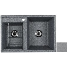 Кухонная мойка Акватон Делия серый 1A723132DE230