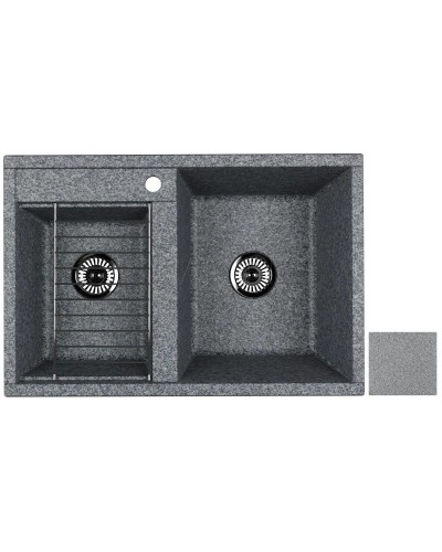 Кухонная мойка Акватон Делия серый 1A723132DE230