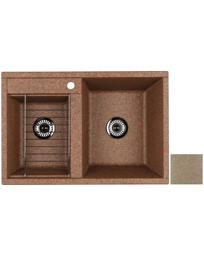 Кухонная мойка Акватон Делия терракот 1A723132DE270