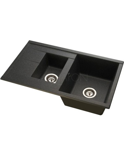 Кухонная мойка Акватон Делия графит 1A716232DE210