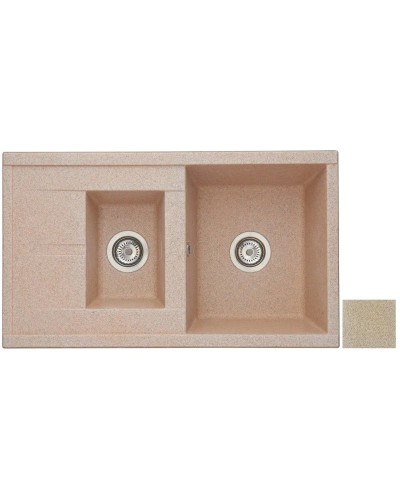 Кухонная мойка Акватон Делия песочный 1A716232DE220