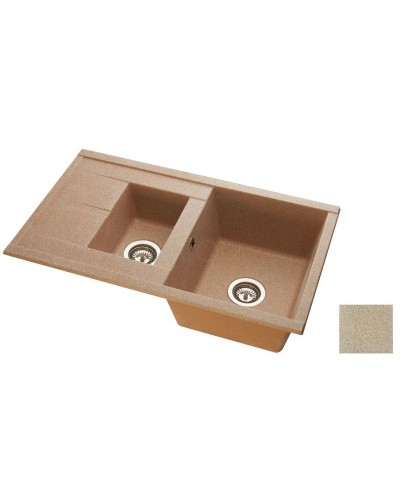 Кухонная мойка Акватон Делия песочный 1A716232DE220
