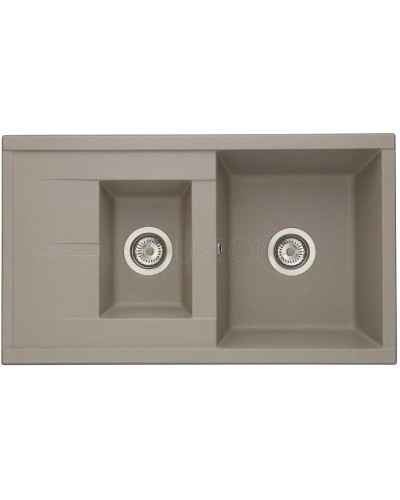 Кухонная мойка Акватон Делия серый шелк 1A716232DE250