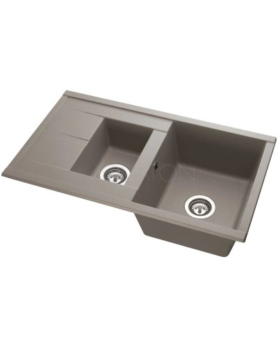 Кухонная мойка Акватон Делия серый шелк 1A716232DE250