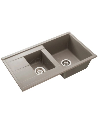 Кухонная мойка Акватон Делия серый шелк 1A716232DE250