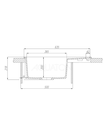 Кухонная мойка Акватон Делия графит 1A718632DE210