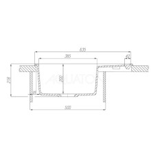 Кухонная мойка Акватон Делия песочный 1A718632DE220