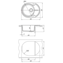 Кухонная мойка Dr.Gans Берта латте 25.040.B0620.403