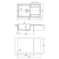 Кухонная мойка Dr.Gans Техно терракота 25.030.D0860.406