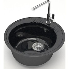 Кухонная мойка Marrbaxx Лексия Z6 черный глянец Z006Q004