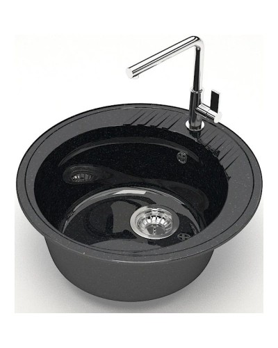 Кухонная мойка Marrbaxx Лексия Z6 черный глянец Z006Q004