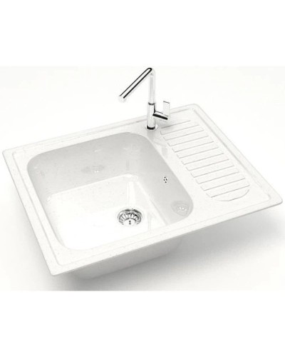 Кухонная мойка Marrbaxx Арлин Z15 белый лёд глянец Z015Q001