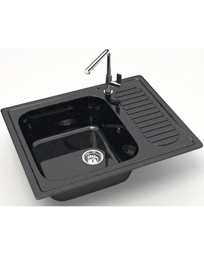 Кухонная мойка Marrbaxx Арлин Z15 черный глянец Z015Q004