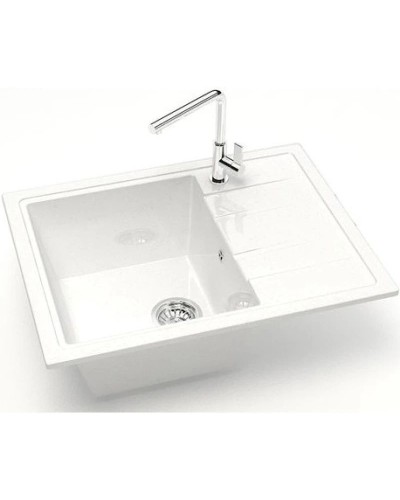 Кухонная мойка Marrbaxx Анастасия Z150 белый лёд глянец Z150Q001