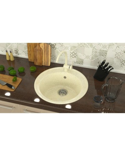 Кухонная мойка Marrbaxx Лексия Z6 бежевый глянец Z006Q002