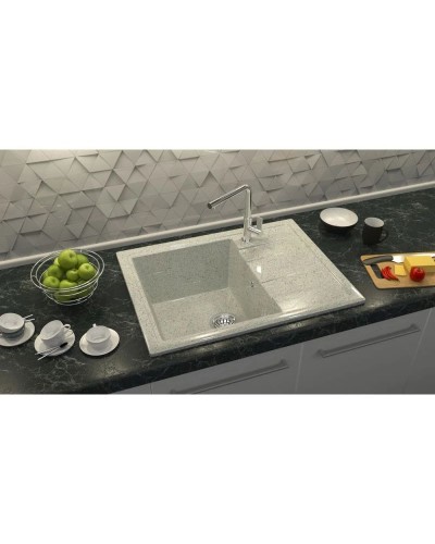 Кухонная мойка Marrbaxx Анастасия Z150 светло-серый глянец Z150Q010