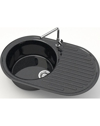 Кухонная мойка Marrbaxx Наоми Z11 черный глянец Z011Q004