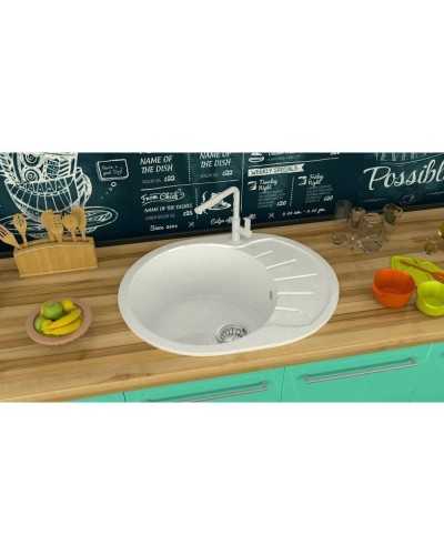 Кухонная мойка Marrbaxx Тейлор Z10 белый лёд глянец Z010Q001