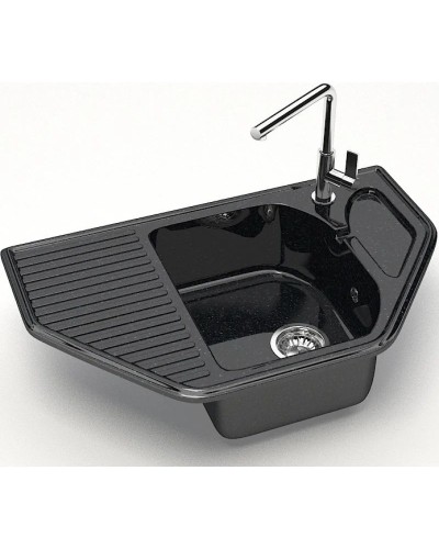 Кухонная мойка Marrbaxx Рики Z22 черный глянец Z022Q004