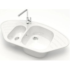 Кухонная мойка Marrbaxx Аделис Z23 белый лёд глянец Z023Q001