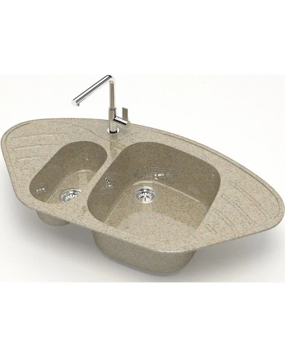 Кухонная мойка Marrbaxx Аделис Z23 песочный глянец Z023Q005