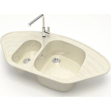 Кухонная мойка Marrbaxx Аделис Z23 бежевый глянец Z023Q002