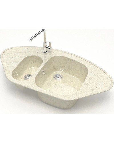 Кухонная мойка Marrbaxx Аделис Z23 бежевый глянец Z023Q002