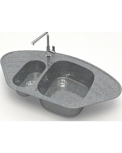 Кухонная мойка Marrbaxx Аделис Z23 темно-серый глянец Z023Q008