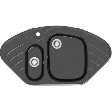 Кухонная мойка Marrbaxx Аделис Z23 черный глянец Z023Q004