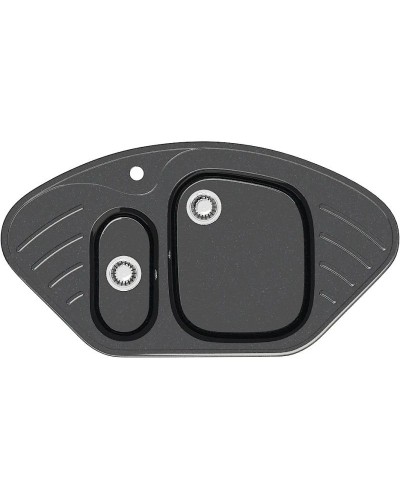 Кухонная мойка Marrbaxx Аделис Z23 черный глянец Z023Q004