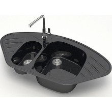 Кухонная мойка Marrbaxx Аделис Z23 черный глянец Z023Q004