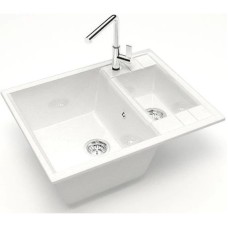 Кухонная мойка Marrbaxx Жаклин Z190 белый лёд глянец Z190Q001