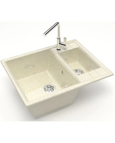 Кухонная мойка Marrbaxx Жаклин Z190 бежевый глянец Z190Q002