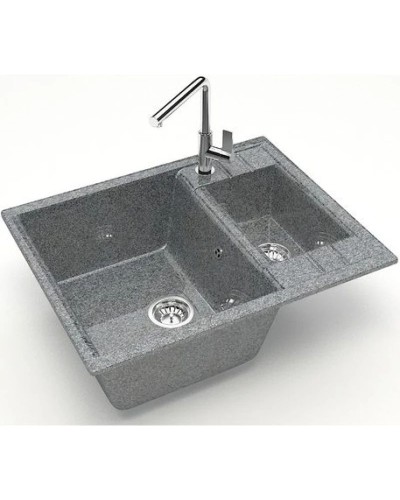 Кухонная мойка Marrbaxx Жаклин Z190 темно-серый глянец Z190Q008