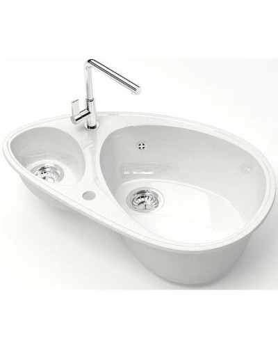 Кухонная мойка Marrbaxx Эмма Z13 белый лёд глянец Z013Q001